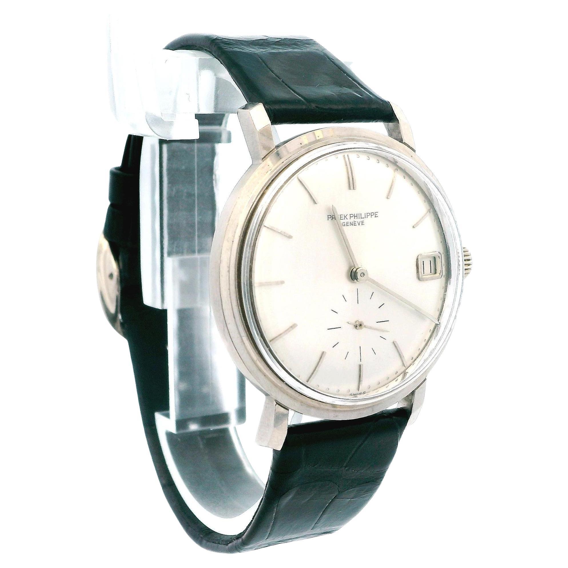 Patek Philippe Calatrava 3445G 18K White Gold Watch