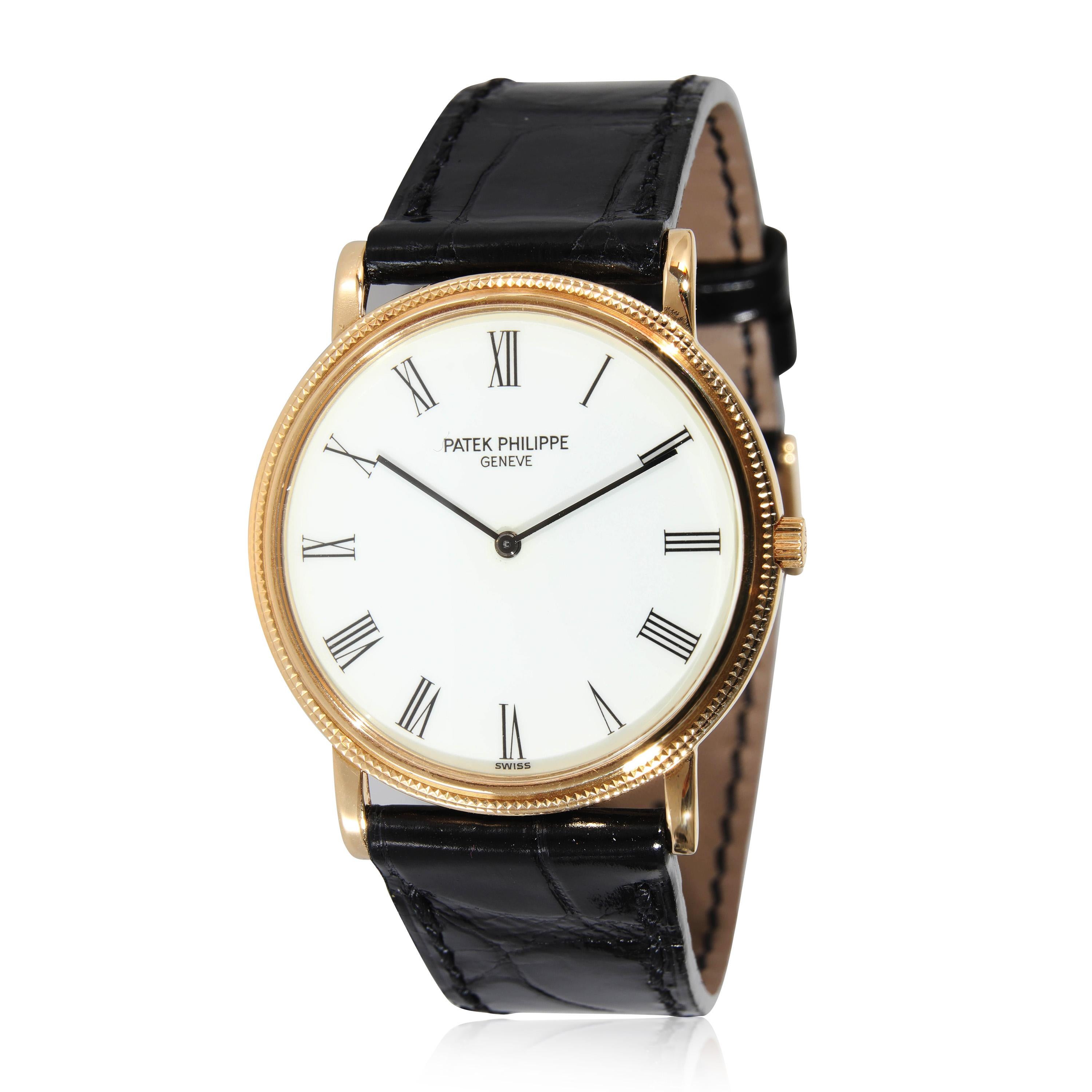Uomo Orologio Patek Philippe Calatrava 3520D da uomo in oro giallo 18 carati