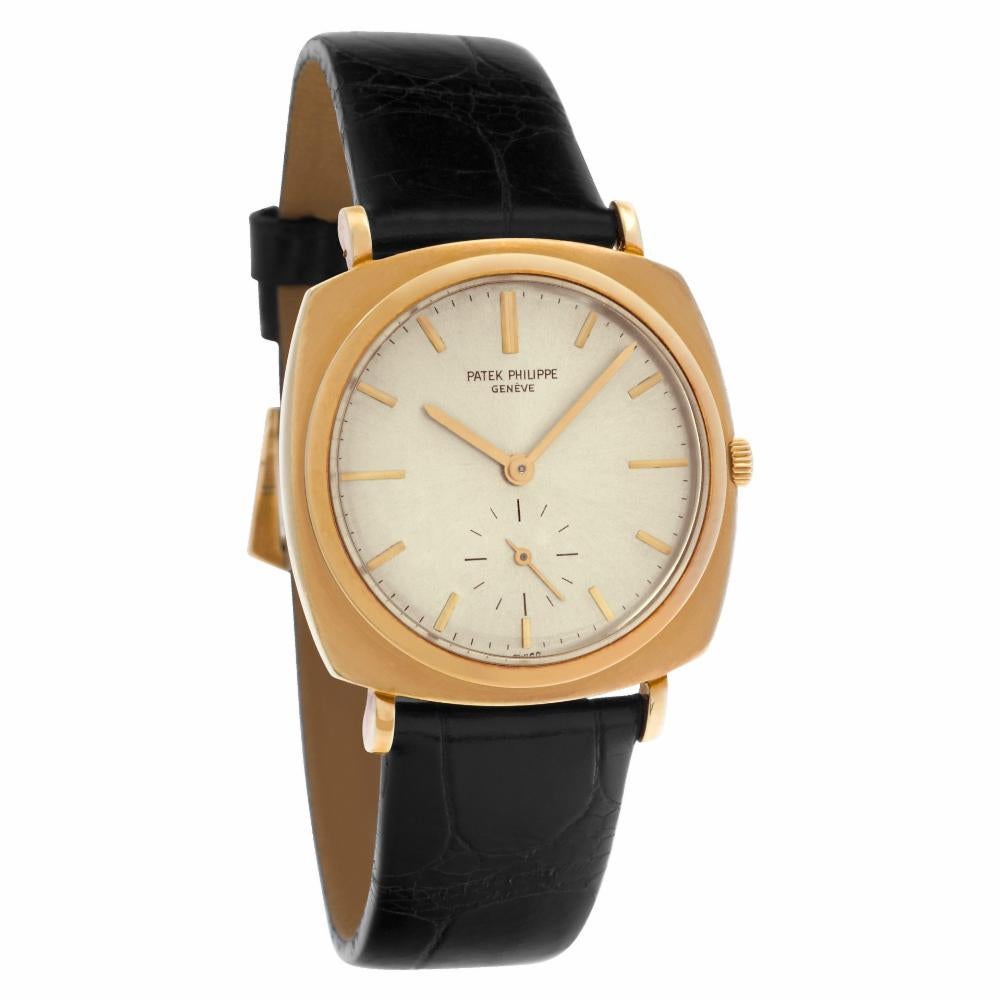 Contemporary Patek Philippe Calatrava 3525, Color Dial, Certified and Warranty