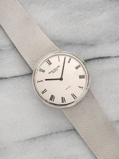 Patek Philippe Calatrava 3588-1 18K White Gold Silver Dial Automatic 35mm