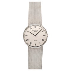 Patek Philippe Calatrava 3588-1 18K White Gold Silver Dial Automatic 35mm