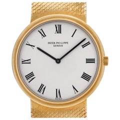 Patek Philippe Calatrava 3591-2 18 Karat White Dial Automatic Watch