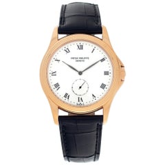 Patek Philippe Calatrava 18k Rose Gold Wristwatch Ref 5115R-001