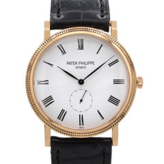 Patek Philippe Calatrava 18K Rose Gold Hand-Wind Mens Watch 5119R-001