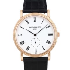 Patek Philippe Calatrava 36mm 18K Rose Gold Hand-Wind Mens Watch 5119R-001
