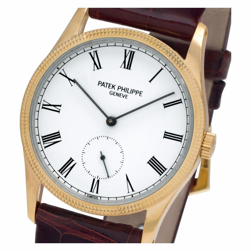 Patek Philippe Calatrava 3796, White Dial, Certified and Warranty In Excellent Condition For Sale In Miami, FL