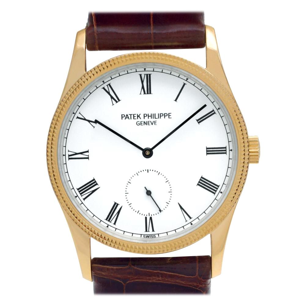Patek Philippe Calatrava 3796, White Dial, Certified and Warranty For Sale