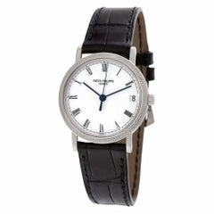 Patek Philippe Calatrava 3802/200 18 Karat White Gold White Dial Automatic Watch