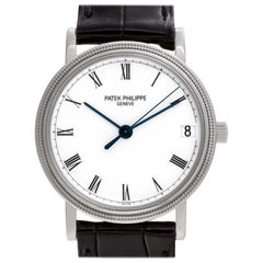 Patek Philippe Calatrava 3802/200G-001:: weißes Zifferblatt:: zertifiziert &