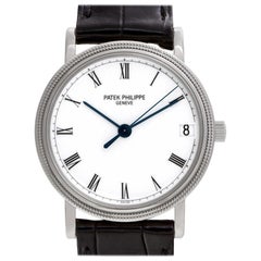 Patek Philippe Calatrava 3802/200G-001, White Dial, Certified &