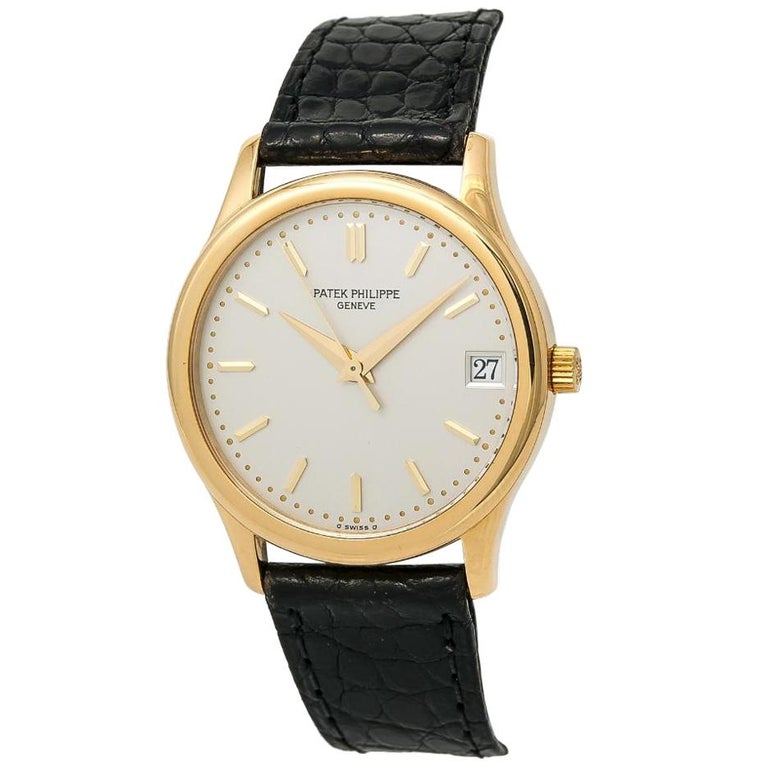 Patek Philippe Calatrava 3998; Silver Dial, Certified and Warranty For ...