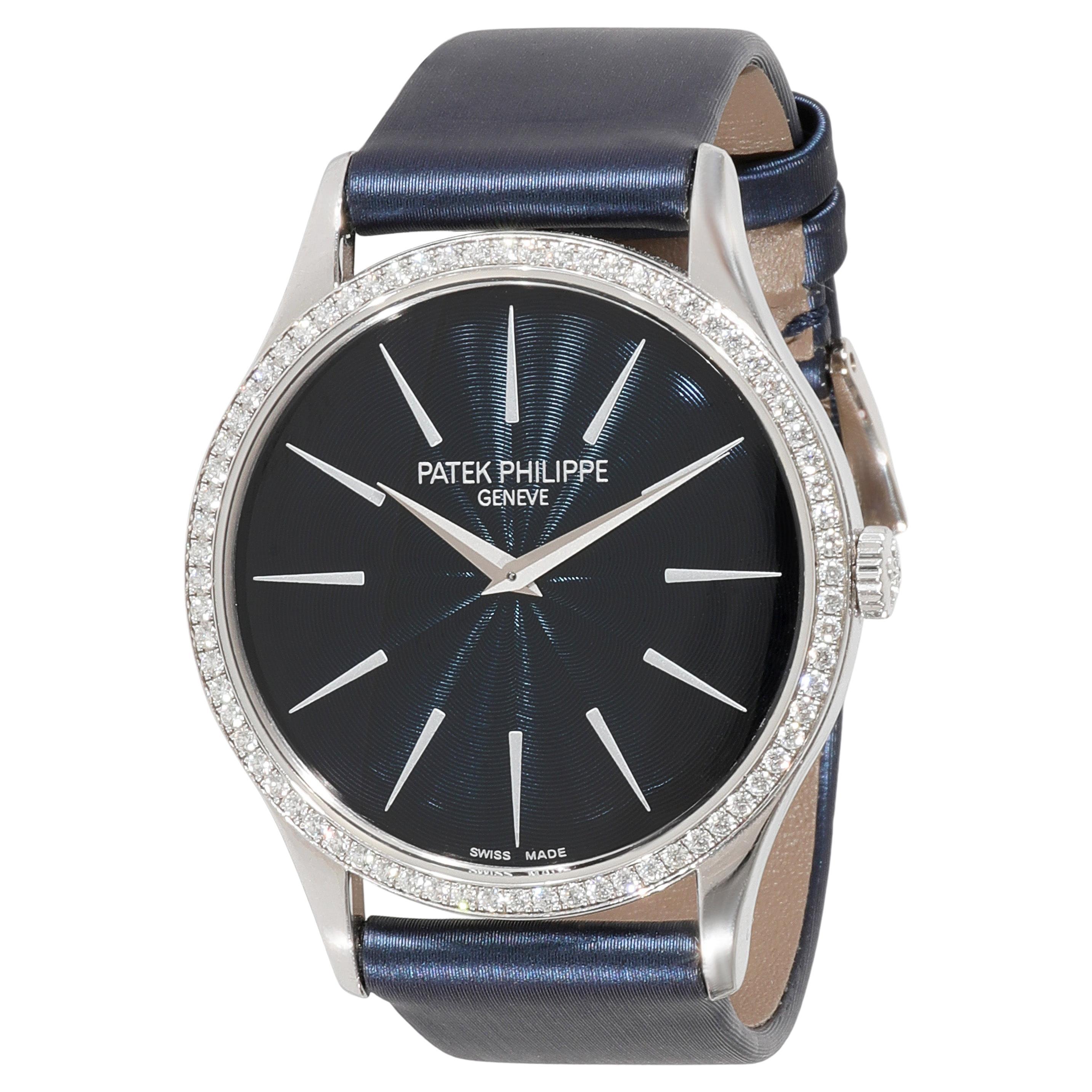 Patek Philippe Calatrava 4897G-001 Women's Watch in 18 Karat White Gold