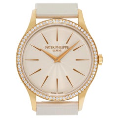 Patek Philippe Calatrava 4897r-010 18 Karat Rose Gold Cream Dial Manual Watch
