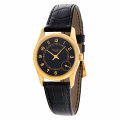 Patek Philippe Calatrava 5000j 18 Karat Black Dial Automatic Watch