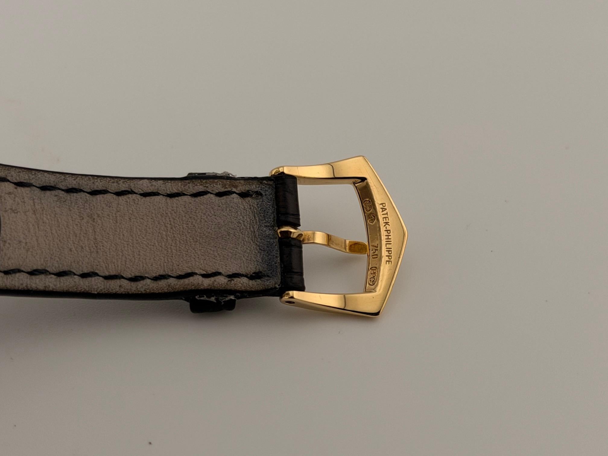 Patek Philippe Calatrava 5022 33mm White Dial Manual Wind 18k Yellow Gold For Sale 1