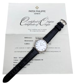 Patek Philippe Calatrava 5119G Mens Watch With Papers
