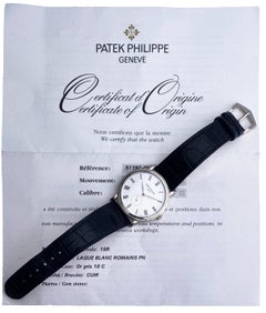 Patek Philippe Calatrava 5119G Mens Watch With Papers