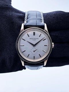 Patek Philippe Calatrava 5196G 18K White Gold Mens Watch