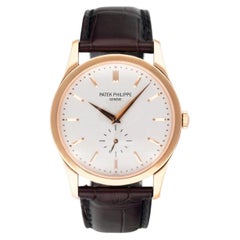 Patek Philippe Calatrava 5196R 18K Rose Goldn Watch Box & Papers