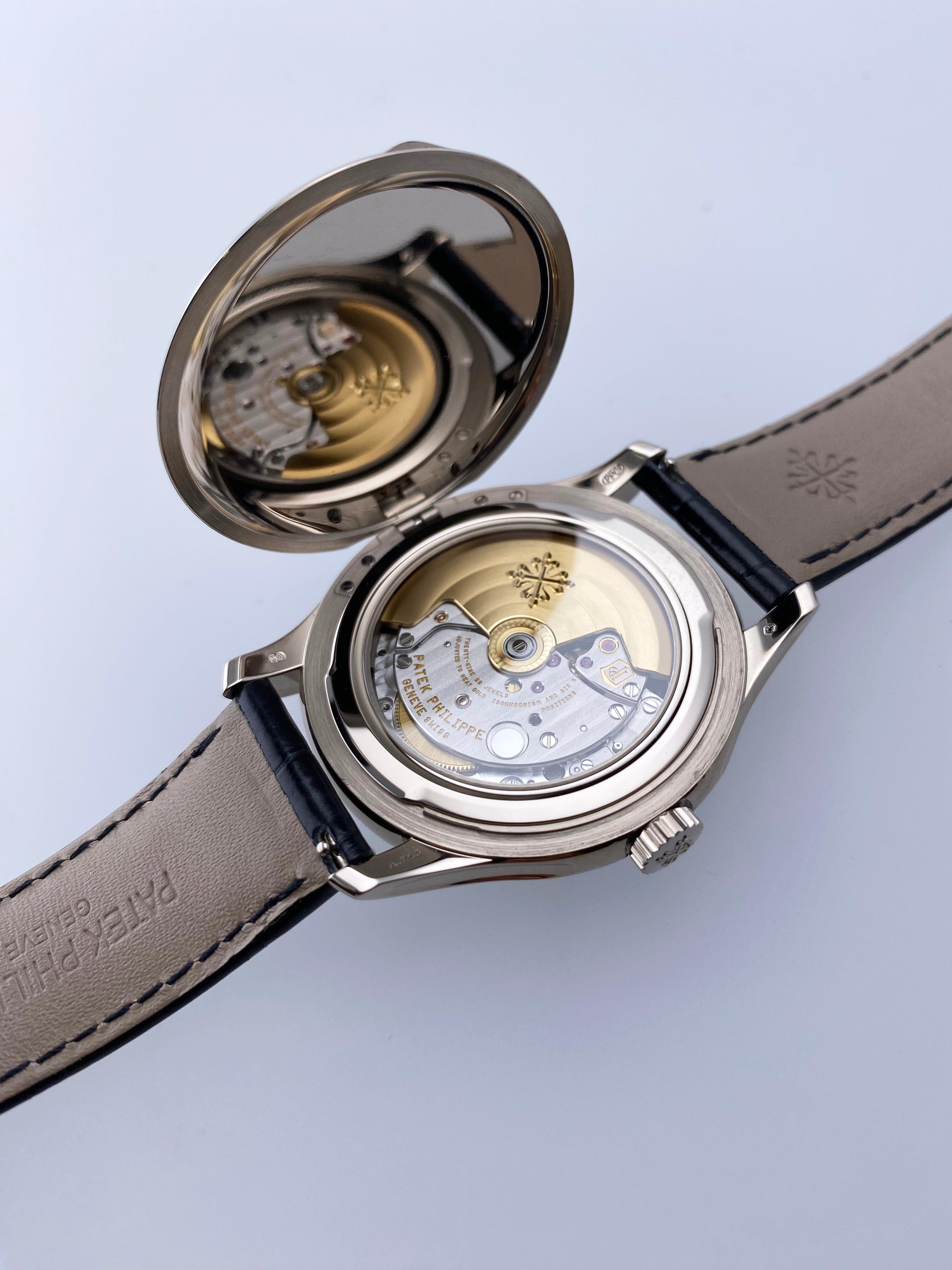 Patek Philippe Calatrava 5227G Black Dial Mens Watch Box Papers For Sale 3