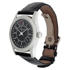 Patek Philippe Calatrava 6000g in White Gold w/ Black dial 37mm Automatic watch