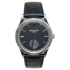 Patek Philippe Calatrava 6119G-001 39mm Charcoal Gray Dial 18K Gold Box Paper