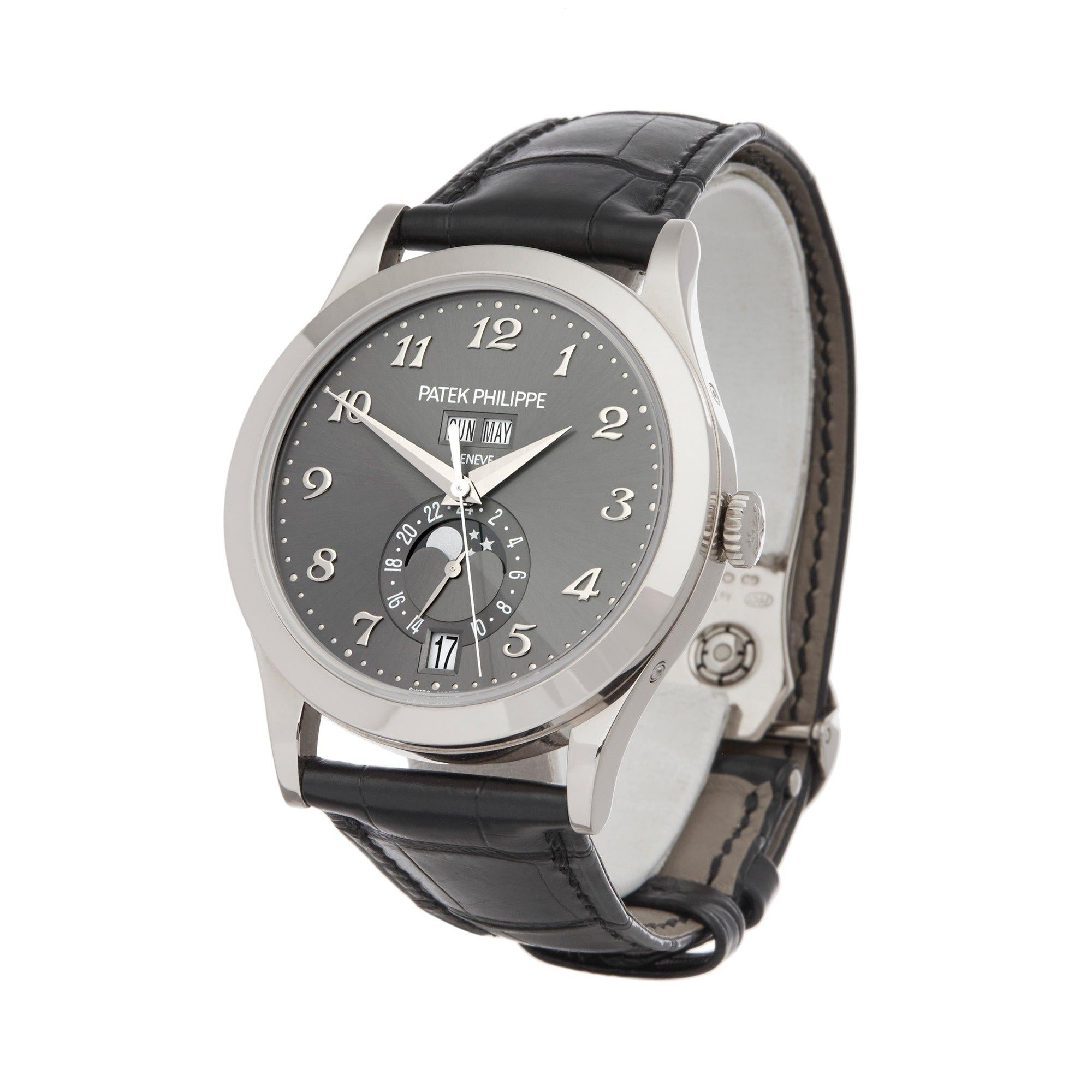 Xupes-Referenz: W007384
Hersteller: Patek Philippe
Modell: Calatrava
Modellvariante: Komplikation
Modellnummer: 5396/1G
Alter: 22-03-2017
Geschlecht: Männer
Komplett mit: Patek Philippe Box:: Handbücher:: Verkaufsliteratur:: Pusher &