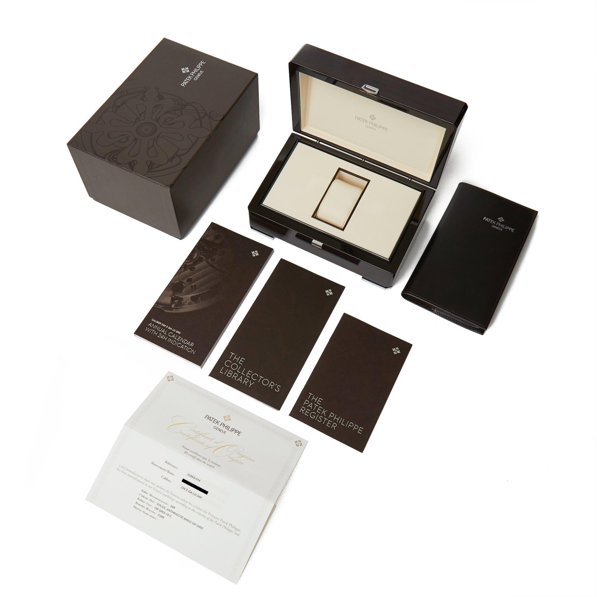 Patek Philippe Calatrava Complication 5396/1G Herren Weißgold Jahreskalender 3