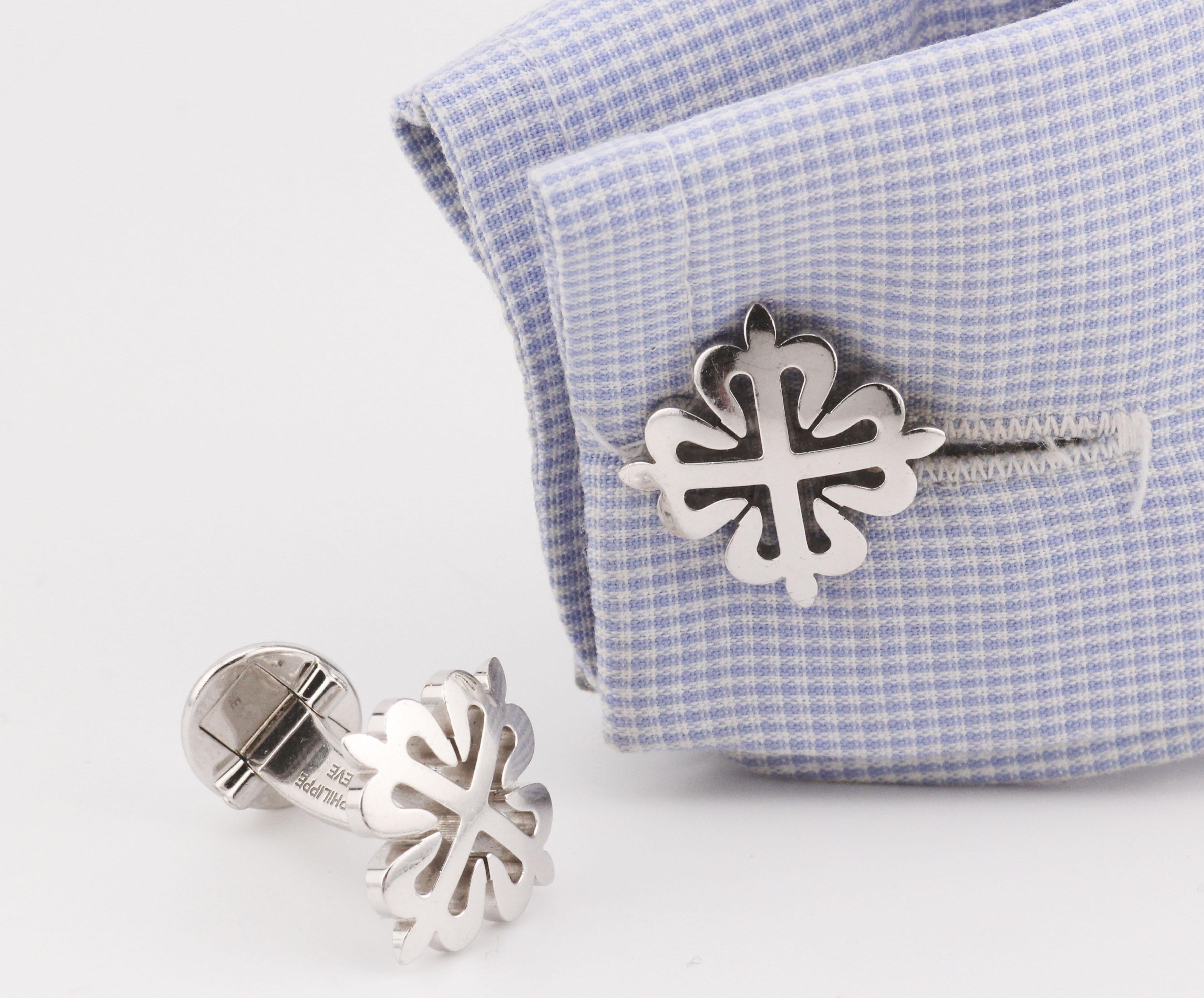 Patek Philippe Calatrava Cross 18K White Gold Cufflinks  2059083GR001 2