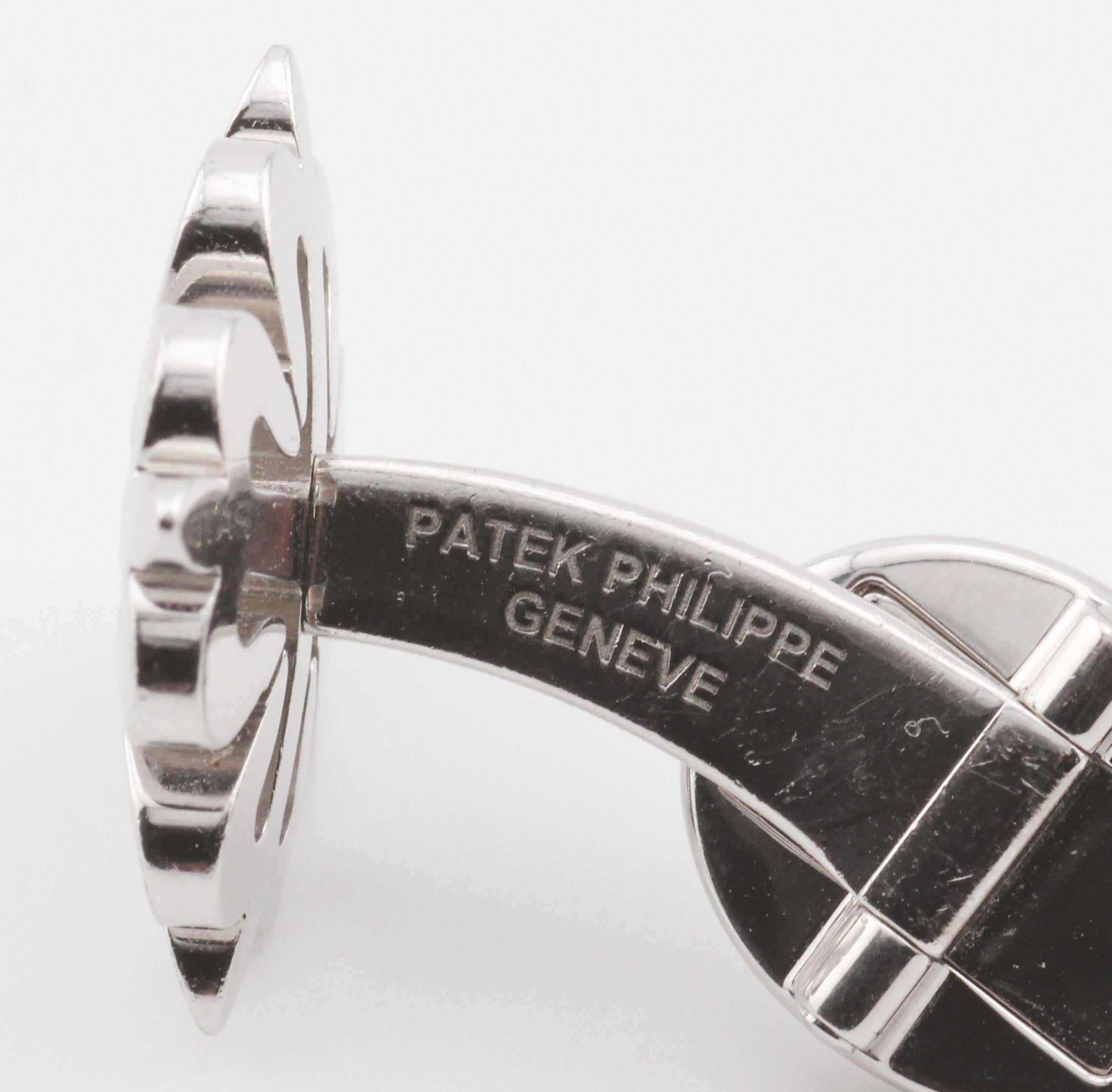 Patek Philippe Calatrava Cross 18K White Gold Cufflinks  2059083GR001 3
