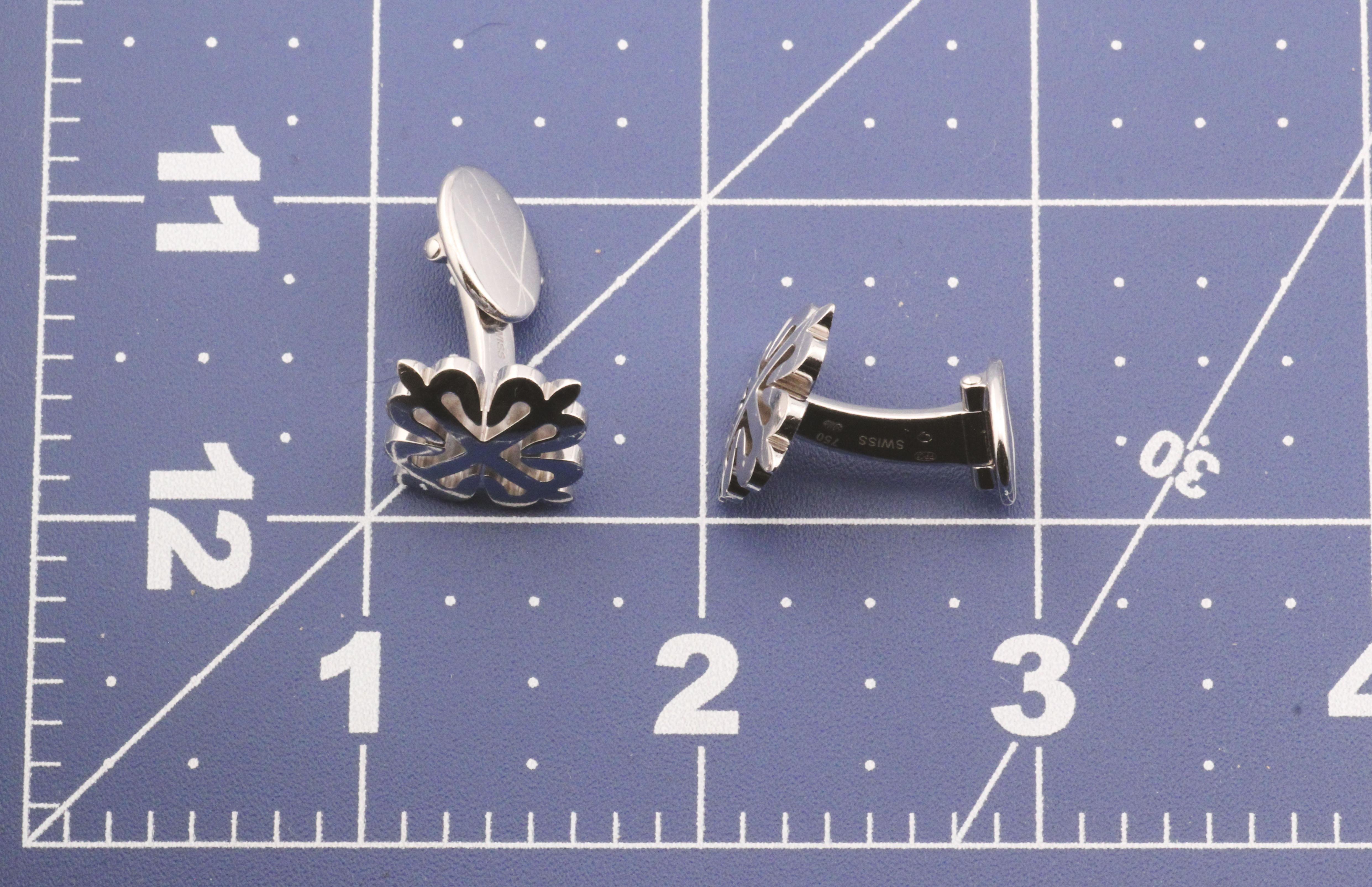 Patek Philippe Calatrava Cross 18K White Gold Cufflinks  2059083GR001 5