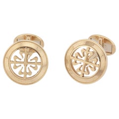 Gemelli Patek Philippe Calatrava Cross in oro giallo 18 carati