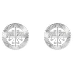Patek Philippe Calatrava Cross Cufflinks White Gold 205.9089G001