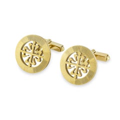 Patek Philippe Calatrava Cross Cufflinks Yellow Gold