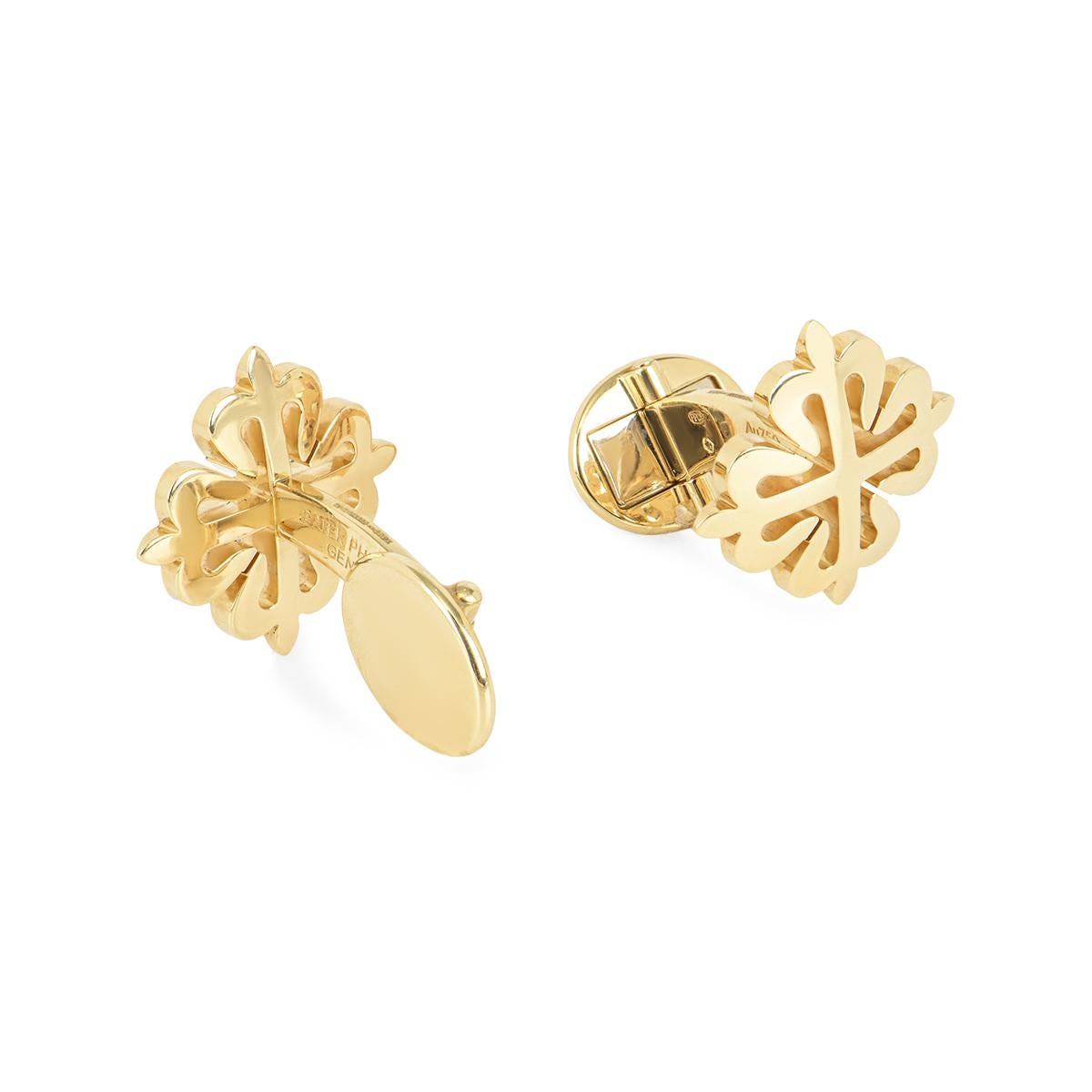 Men's Patek Philippe Calatrava Cufflinks