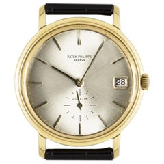 Patek Philippe Calatrava Double Name Gubelin Yellow Gold 3445 Watch