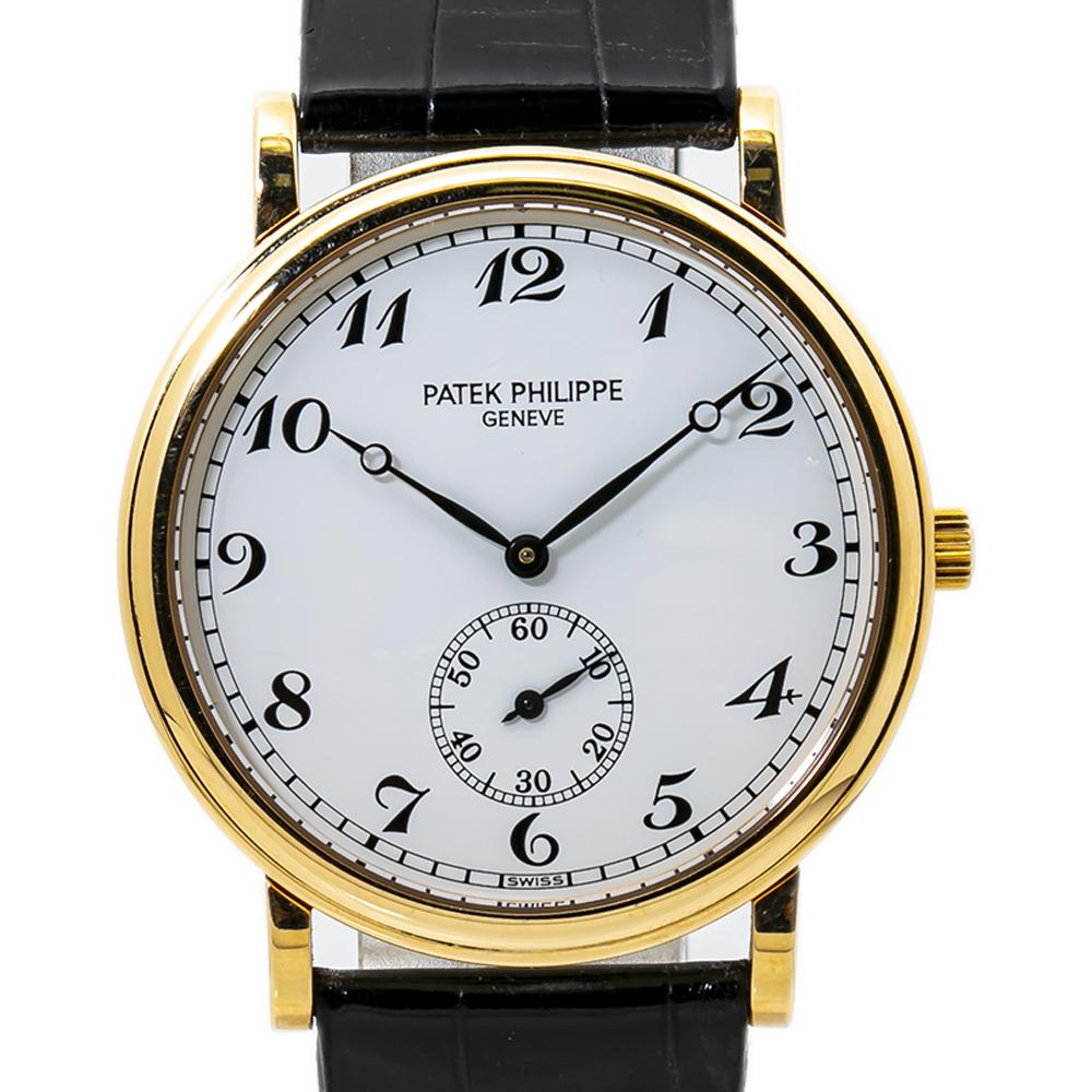 Patek Philippe Calatrava Geneve 5022 Breguet Mens Hand-Winding Watch 33mm