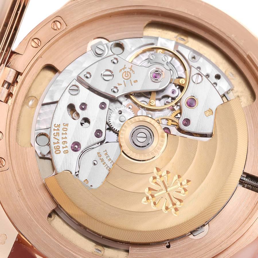Men's Patek Philippe Calatrava Hunter Case 18k Rose Gold Mens Watch 5227