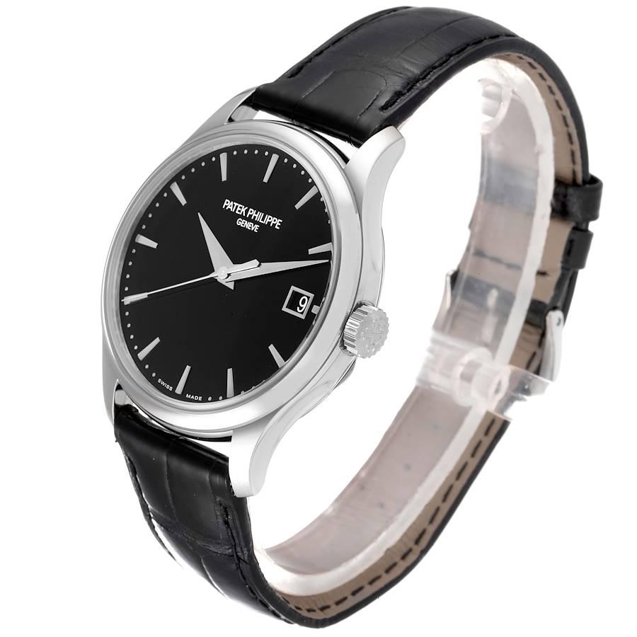 Patek Philippe Calatrava Hunter Case White Gold Mens Watch 5227 Unworn In Excellent Condition For Sale In Atlanta, GA