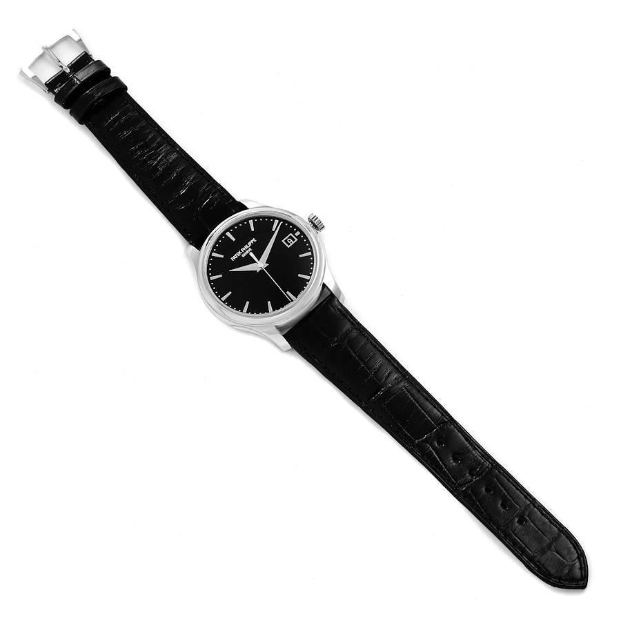 Patek Philippe Calatrava Hunter Case White Gold Mens Watch 5227 Unworn For Sale 4