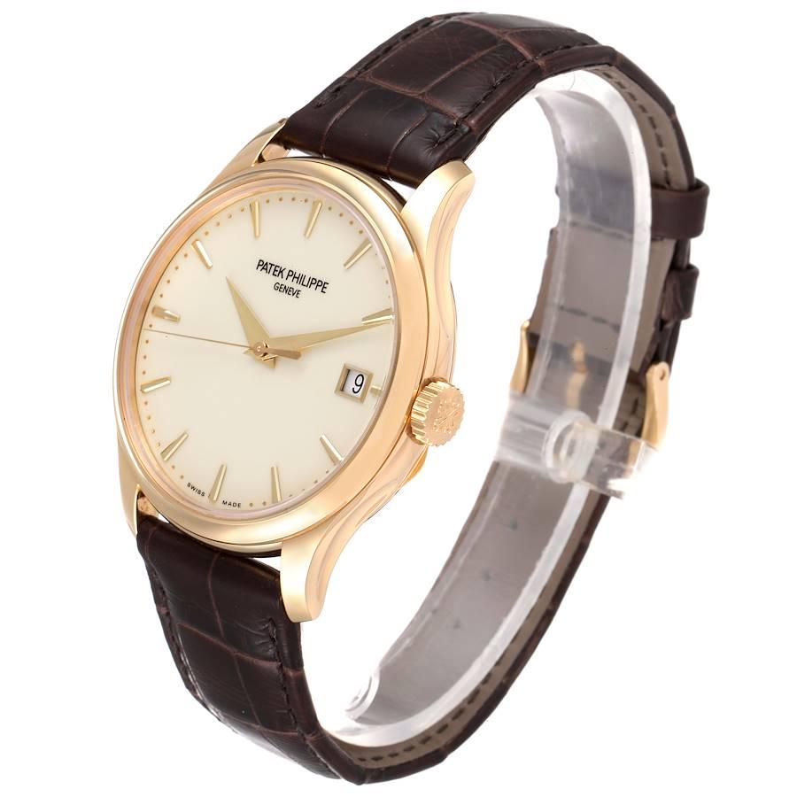 Men's Patek Philippe Calatrava Hunter Case Yellow Gold Mens Watch 5227 Unworn For Sale