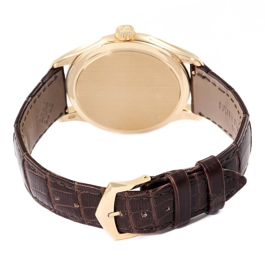 Patek Philippe Calatrava Hunter Case Yellow Gold Mens Watch 5227 Unworn For Sale 3