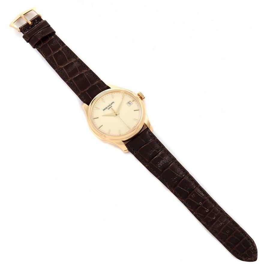 Patek Philippe Calatrava Hunter Case Yellow Gold Mens Watch 5227 Unworn For Sale 4
