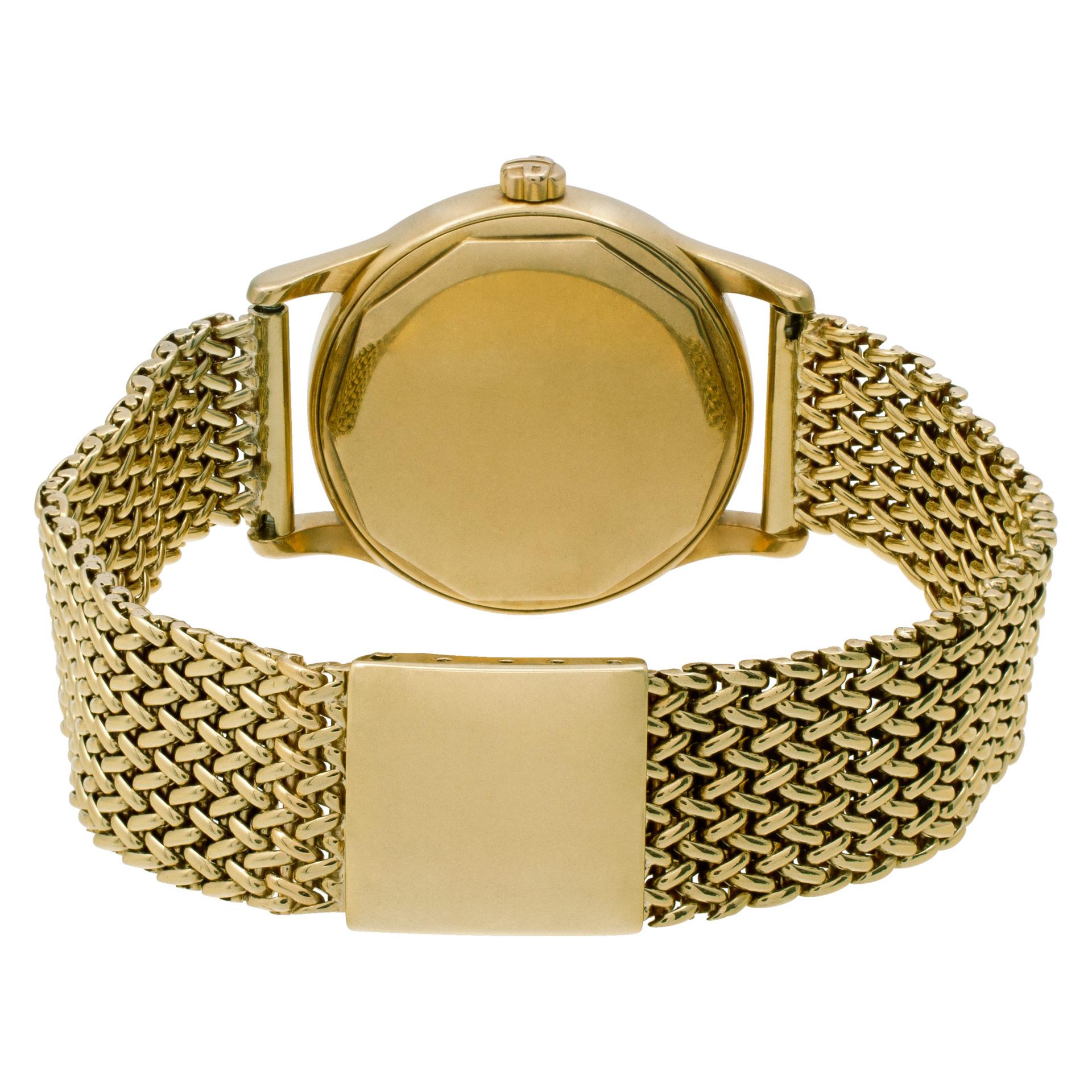 Men's Patek Philippe Calatrava in 18k Yellow Gold Vintage Rare Wristwatch
