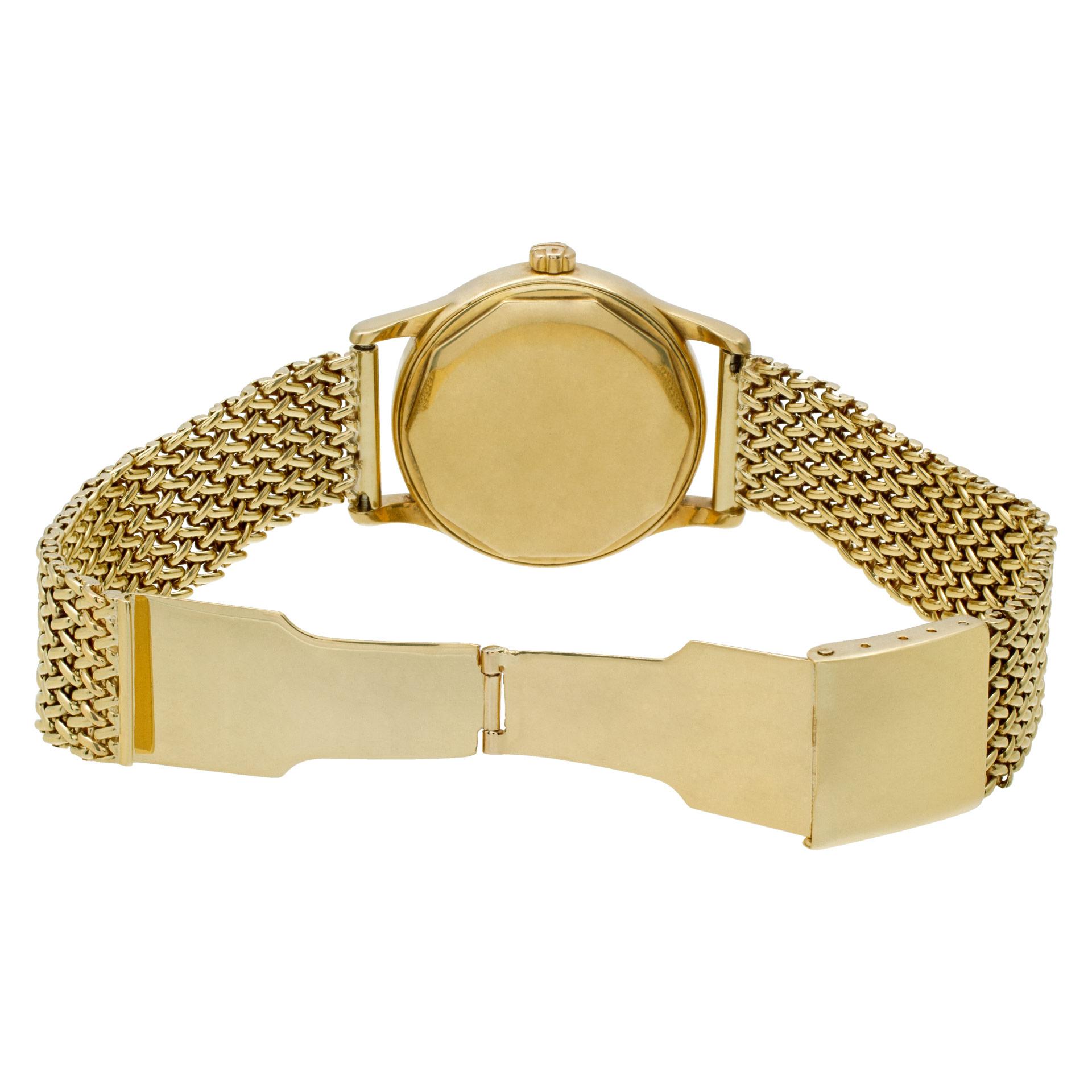 Patek Philippe Calatrava in 18k Yellow Gold Vintage Rare Wristwatch 1