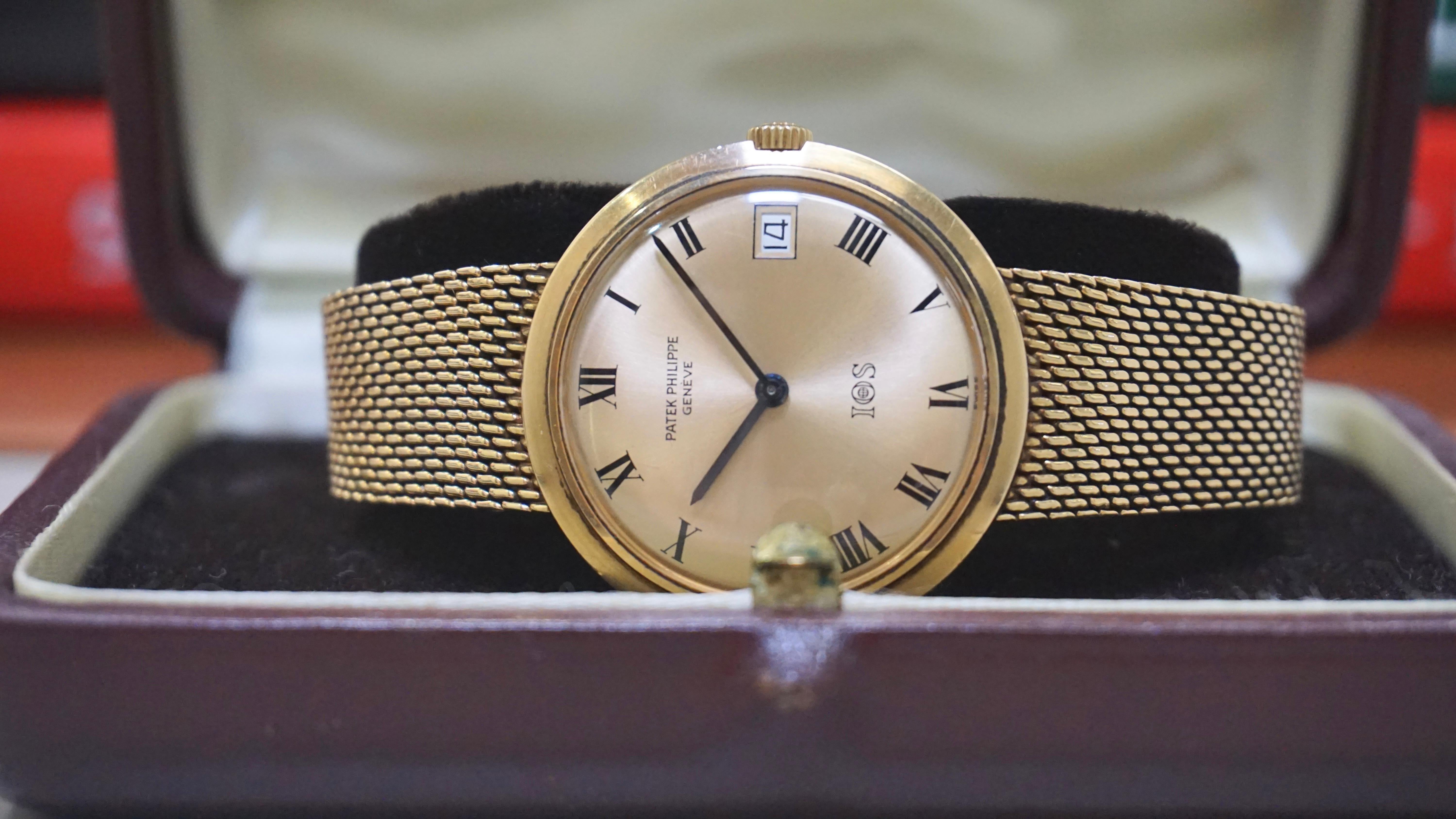 Reloj Patek Philippe Calatrava IOS Million Dollar Associate de oro amarillo 3656/1J en venta 9