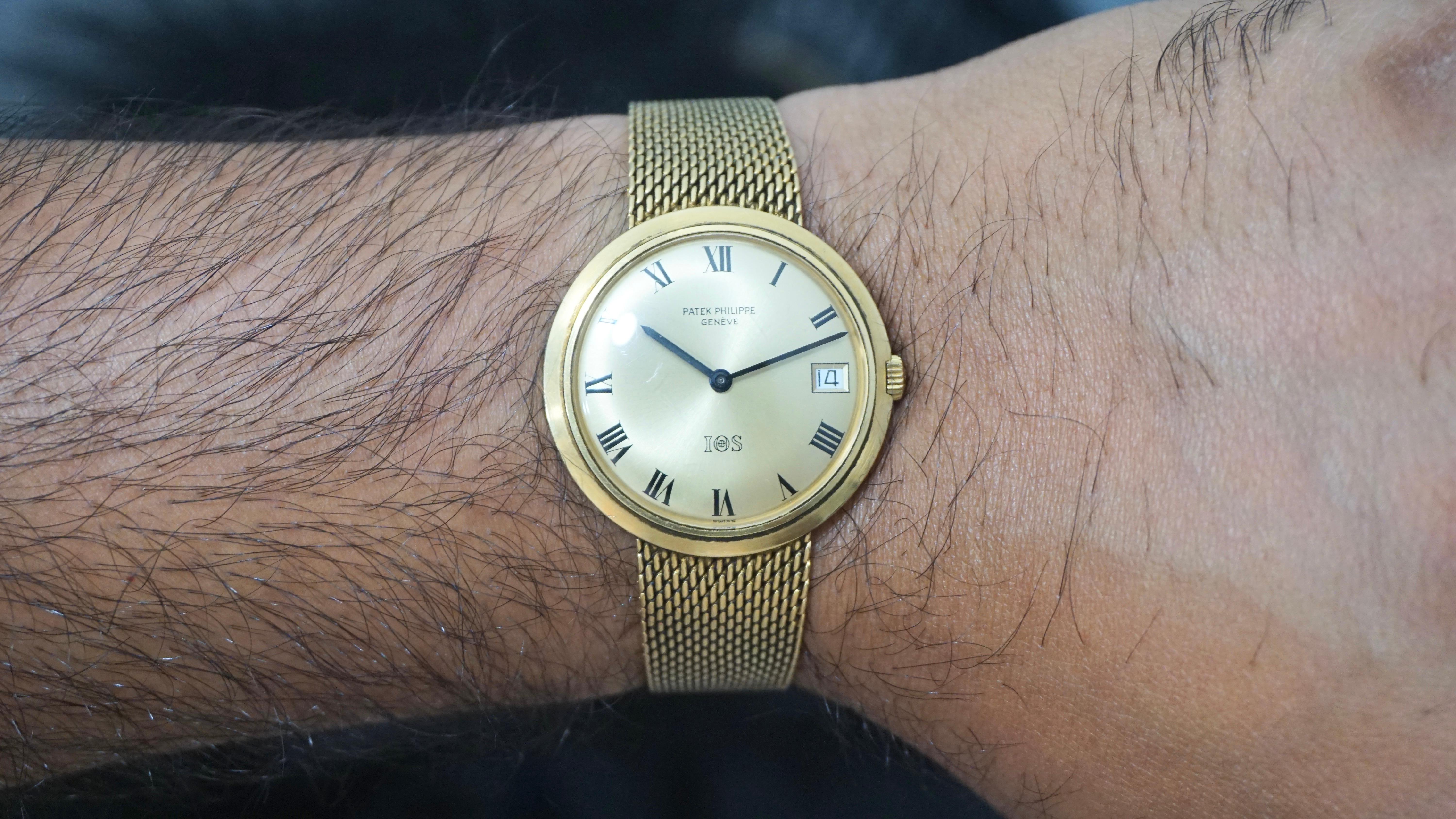 Reloj Patek Philippe Calatrava IOS Million Dollar Associate de oro amarillo 3656/1J en venta 1