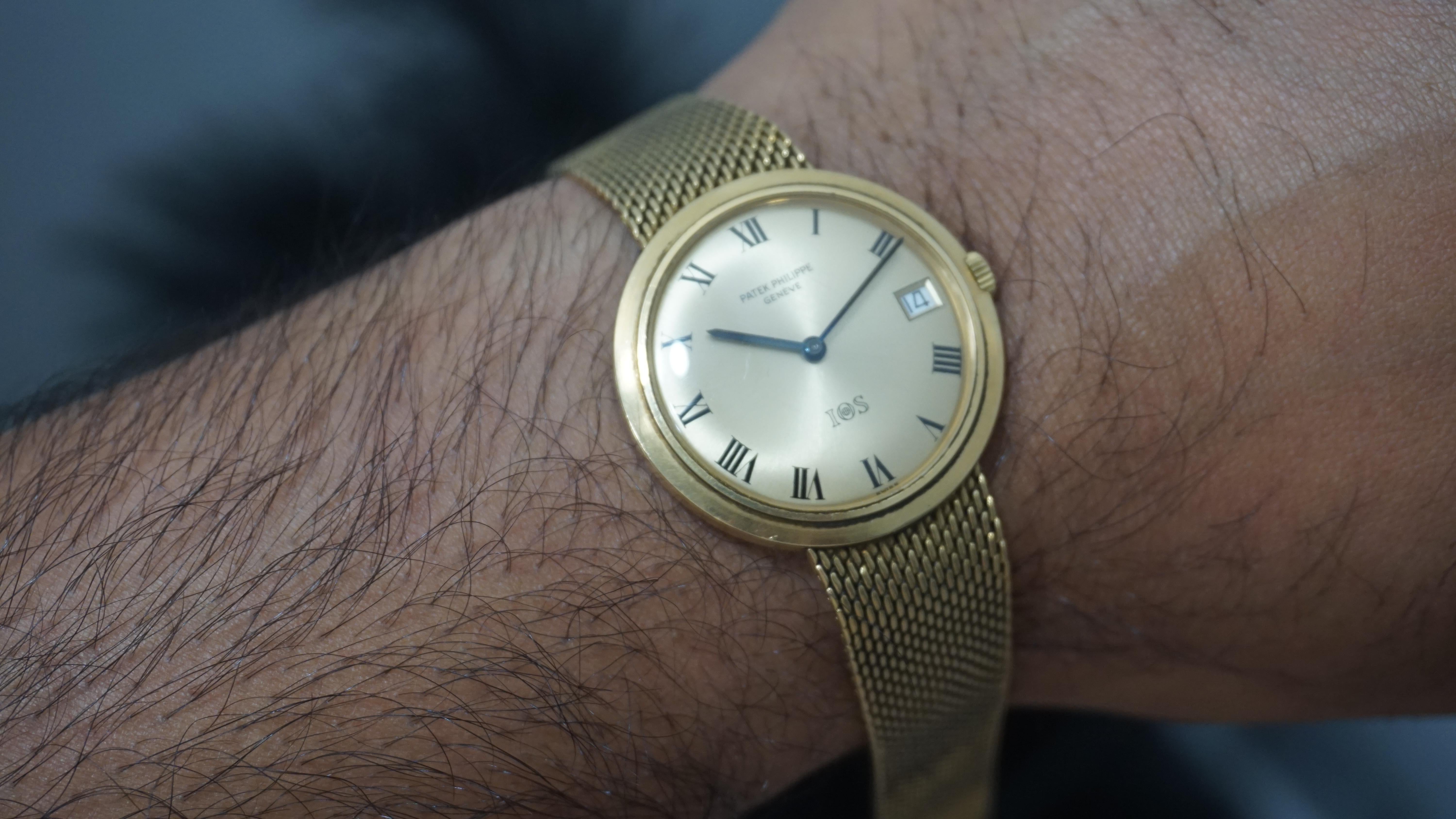 Reloj Patek Philippe Calatrava IOS Million Dollar Associate de oro amarillo 3656/1J en venta 3