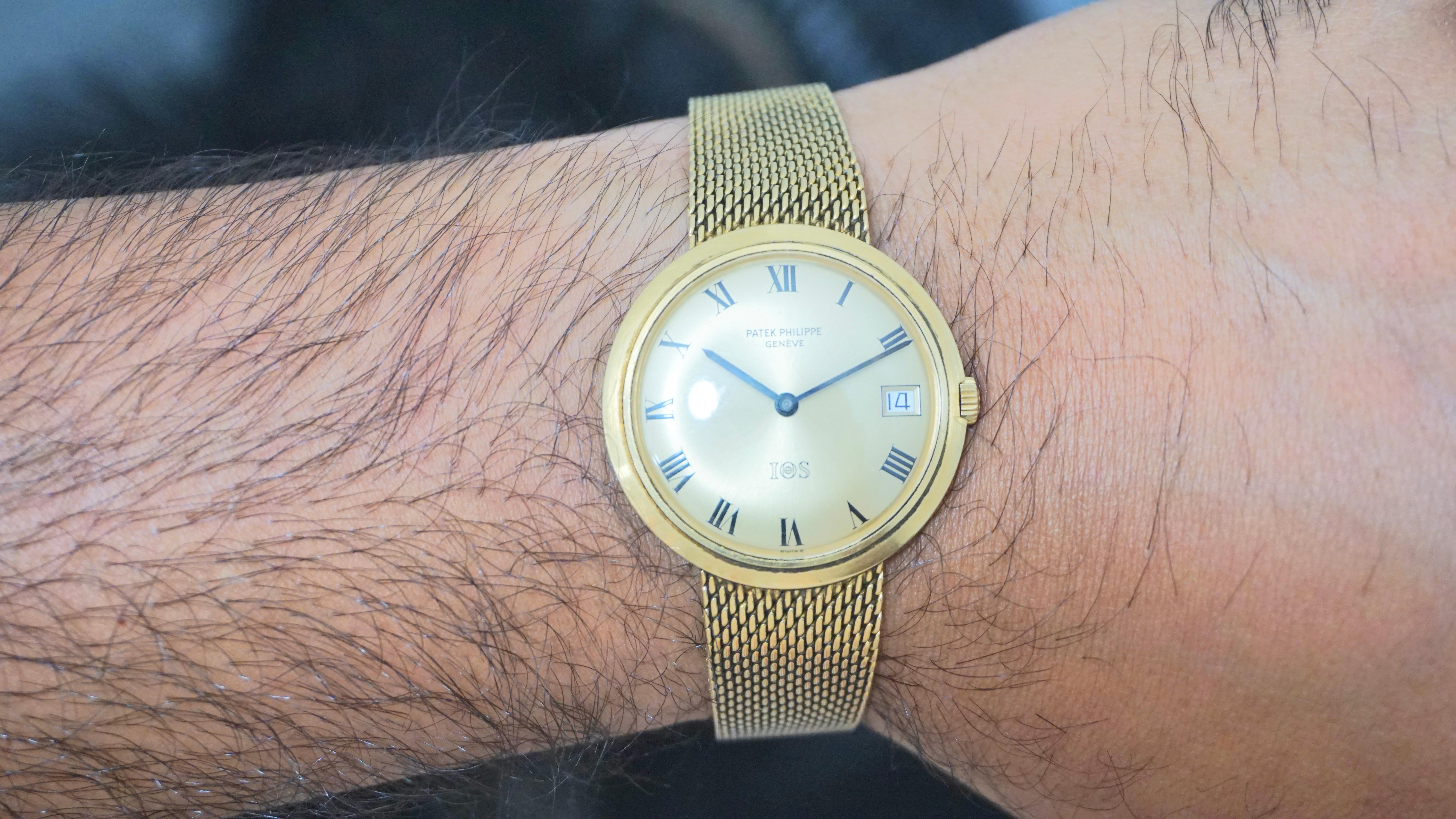 Reloj Patek Philippe Calatrava IOS Million Dollar Associate de oro amarillo 3656/1J en venta 4