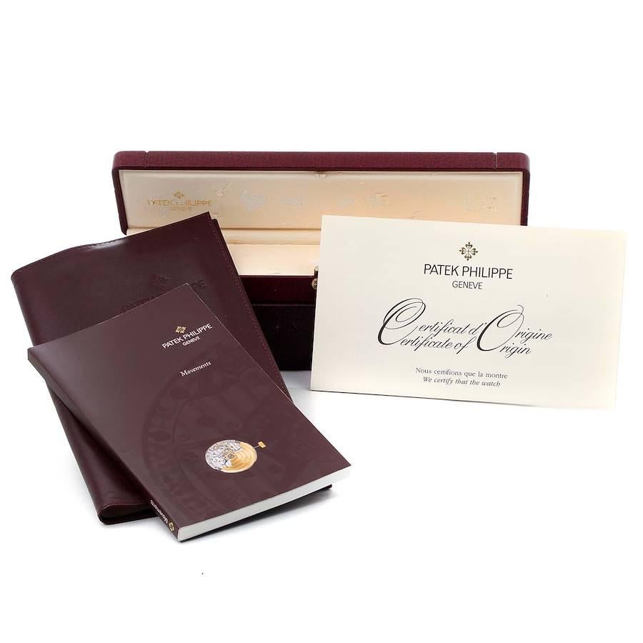 Patek Philippe Calatrava Officier Rose Gold Men's Watch 5022 Box Papers For Sale 6